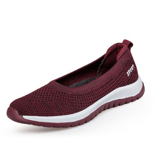 FOKU Sepatu Wanita Santai Sepatu Sneakers Wanita Sepatu Slip On Wanita Terbaru
