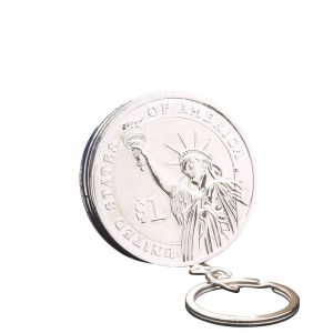 HCM Bật Lửa Xài Gas Móc Khóa Hình Đồng Tiên (2 Màu)