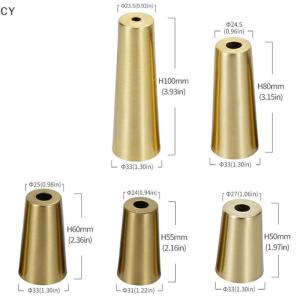 GY🌠🌠🌠 Foot Solid Brushed Iron Table Chair Cylinder Cap Protect Decor Bottom Safe Pad