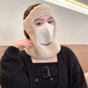 MAYIT Mùa đông Mũ trùm đầu giữ nhiệt Ấm áp Chống gió.  nạ trượt tuyết Thời trang Vải nỉ  nạ che kín toàn bộ khuôn . Thời tiết lạnh