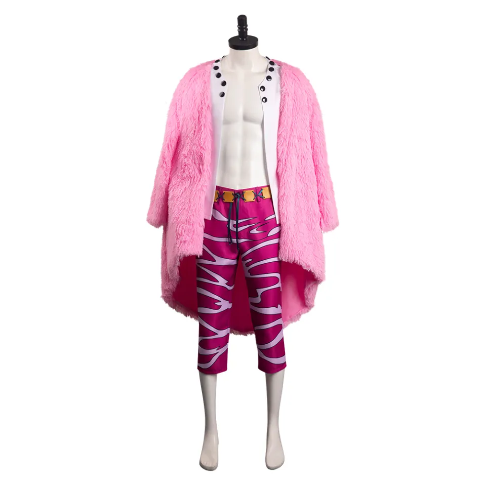 One Piece Donquixote Doflamingo Cosplay Costume Outfits Halloween