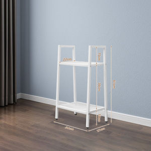 2-5 Tier Trapezoid Storage Shelf Organizer Display Rack Metal Rack Household Storage Rack Multi purpose Book Shelf Nordic Minimalist Style