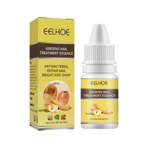Eelhoe Ginseng Nail Treatment Essence Nail Treatment Care Fungal Nail Treatment Nail Treatment Essence Fungal Nail Fungal Treatment Feet Care Essence Nails Foot Repair Toe Fungal Removal Serum Anti Infection Paronychia Onychomycosis Care（10ml）