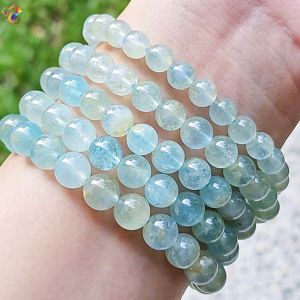 Graduation Grade Dual Tone Weird Aquamarine Bracelet