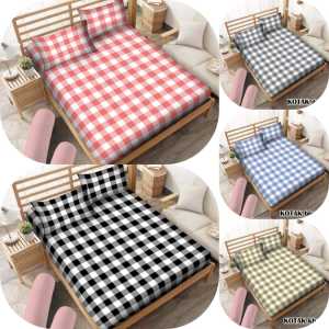 PROMO ( BELI 1 DAPAT 1 ) SPREI KOTAK UKURAN 200X200 180X200 160X200 FULL SET SARUNG BANTAL GULING