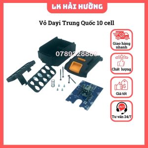 Vỏ pin Dayi Trung Quốc 21V 5S2P 10 cell 18650 có kẽm