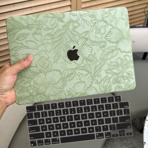 For macbook Air M3 13 15 case 2024 2023 Pro 13 M1 M2 Air A3113 A3114 A2337 3D Flower Case Retina Pro 14 16 inch A2991 A2918 A2992 Laptop accessories Free keyboard cover