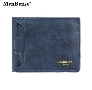 Dompet Lipat Pria Keren Kulit PU Impor Branded MENBENSE Bahan Lentur Eksklusif