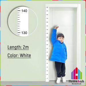 HB Height Growth Chart Wall Sticke 0-200cm Height Paper Ruler Kids Height Measure Ruller 1Roll