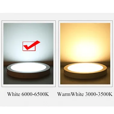 LED12˝24W Round Surfacemount PanelLight Downlight Ceiling Light Lamp Lampu (White)(Warmwhite)