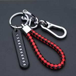 Set Gantungan Kunci Mobil Motor 3in1 Gantungan Kunci Tag No HP Buckle Tali Car KeyChain
