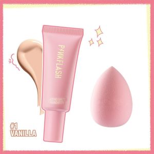 Pinkflash Foundation Matte Full Coverage Tahan Lama Mengontrol Minyak  - Virgo Shoop