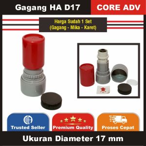 Gagang Stempel Flash D17 Premium Plus Karet