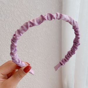 Korean Style Braided Yarn Headband Elegant Hair Accessories Wide-brimmed Sponge Fashion Hair Band