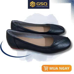 Giày Búp Bê Nữ Đế Chắc Chắn Da Vân Cao Cấp – Êm Ái Mỗi Bước Đi