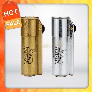 Hộp Quẹt Bật Lửa xăng đá Lubinski SK-3 thiết kế đẹp độc lạ nhỏ gọn - dùng xăng bấc đá cao cấp (KHÔNG CHỨA XĂNG GAS)