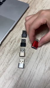 1PC USB Type C Female to USB2.0 Male Adapters Type C Female Charging Cord USB2.0 Male Adapters