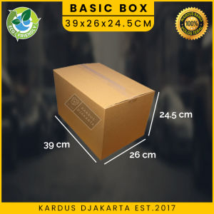 (5PCS) KARDUS / KARTON BOX POLOS Uk. 39x26x245 CM
