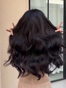 【蛋白丝材质】假发片女一片式大波浪长卷发蓬松增发量自然高层次无痕新款接发片