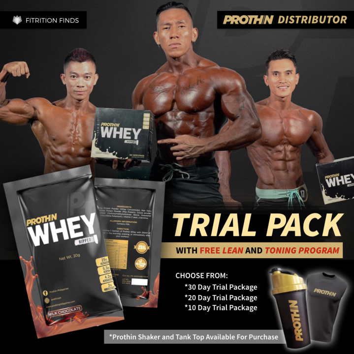 Whey Ripped Prothin Whey Ripped Trial Pack - 30 Sachets | 20 Sachets | 10 Sachets ...
