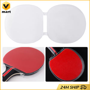 Table Tennis Racket Protective Film Adhesive Transparent Protective Cover Table Tennis Racket Rubber Self-Adhesive Protective Transparent Self Adhesive Rubber Ping Pong Racket Protective Film Dust Proof Table Tennis Paddle Cover Ping Pong Bat Protection