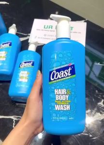 Sữa Tắm - Gội Coast 2 in 1 946ml – Giúp làm sạch và rửa sạch bụi bẩn vi khuẩn đánh thức các giác quan và làm mới làn da của bạn. – Cho bạn làn da sạch sẽ mêm mại cần bằng độ ẩm cùng cảm giác sảng khoái thoải mái sau khi tắm.