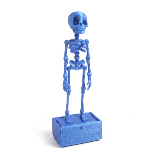 HEAVEN 3D Printed Dancing Skeleton Aquarium Bubbler Glow in Dark Air Pump Driven Movable Skeleton Fish Tank Bubbler Creative Plastic Water Wiggling Skeleton Decor Fish Landscaping