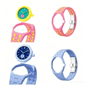 Ceramic Strap For Swatch X AP Royal PoP Pocket Watch Changer To Wristwatch Band Modification Kit Wirstband Bioceramic case