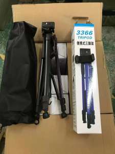 AE3366 Tripod 3520 Mobile phone live streaming stand camera tripod outdoor photography DSLR tripod three-dimensional gimbal