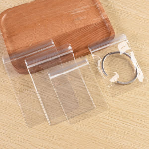 10pcs/lot PVC Zipper Bag Clear Soft Plastic Bag Sealed Anti-oxidation Jewelry Storage Bag Souvenir Universal Packaging