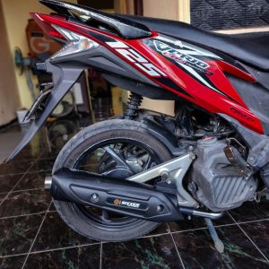 Knalpot Standar Racing Vario 125 Kzr/Bohlam Matic Pnp Original SIXXER