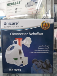 MÁY XÔNG KHÍ DUNG UNICARE TCN-02WB/ MÁY XÔNG VIÊM MŨI VIÊM HỌNGHEN XUYỄN