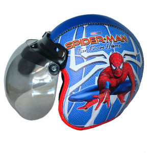 Helm Anak Bogo Motif lucu Pink Usia 2-7 Tahun Lapis Kulit Sintesis