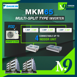 [ORIGINAL] DAIKIN Multi Split Inverter Air Conditioner MKM-P Series R32 (MKM65P) CDKP25P/CDKP35P/CDKP50P/CDKP60P