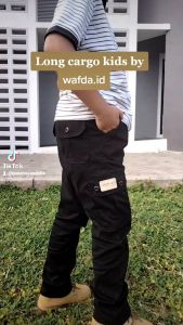 Celana Anak cargo panjang kualitas distro usia 5-11tahuncelana anak premium Long cargo kidsCelana anak yang lagi hitscelana kualitas branded dengan bahan katun twill strech premium