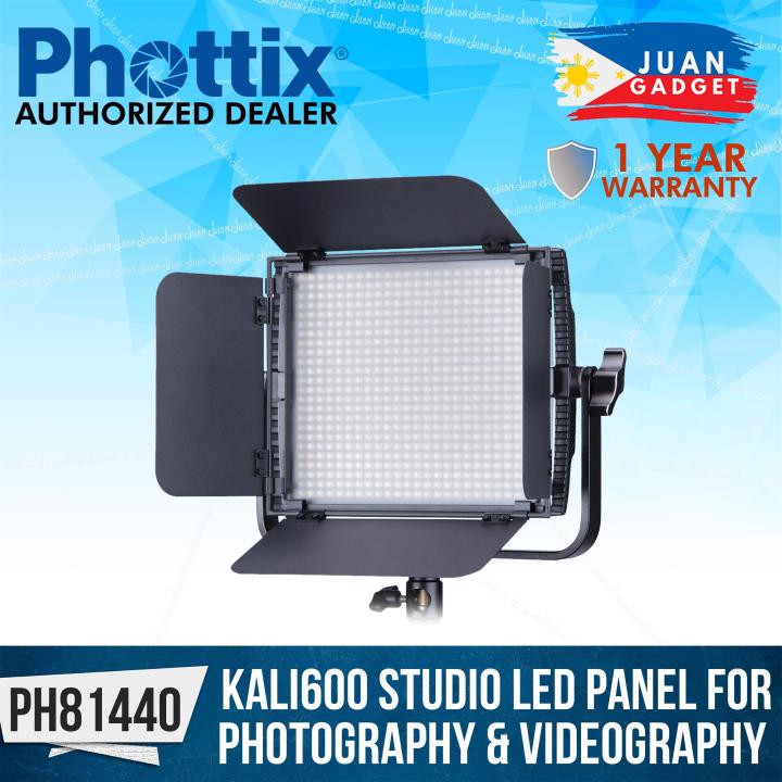 Phottix Kali600 Studio LED Panel for Videography and Photography Vlog ...
