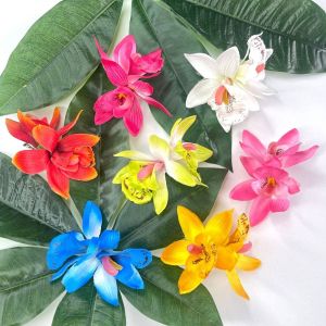RENJE Cloth Simulation Flower Hair Clip Bohemia Flower Korean Style Hairpins Personalized Hair Accessories Orchid Duckbill Clip Party