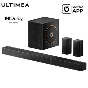 ULTIMEA Soundbar Dolby Atmos 5.1.2 channel Home Speaker Wireless subwoofer 6.5“ App Control Sky sound effects Skywave Series