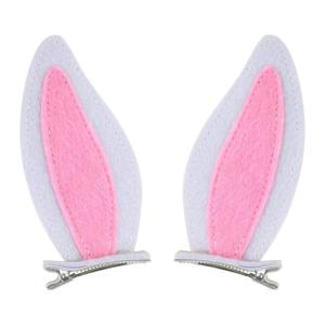 2 Pieces Cute Rabbit Hair Clip For Girls Women Felts Hairpin Comfortable Wear Mother Daughter Matching Hair Accessories