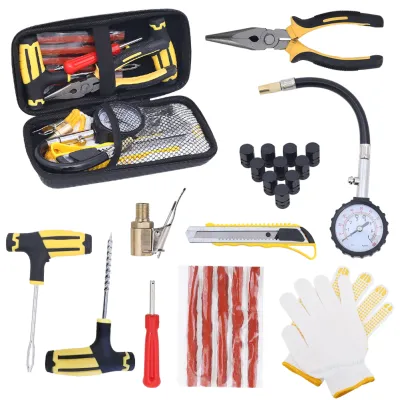 FUVOYA Tire puncture car tire repair tire repair tool tire flat motorcycle tire repair tubeless tire tire repair kit