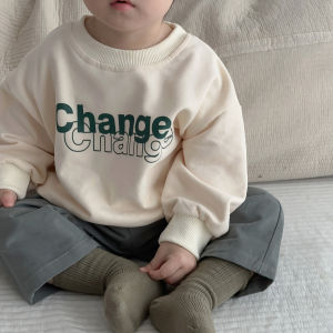Baby autumn clothing childrens set autumn Korean-style childrens clothing infant letter sweatshirt and sweatpants set boys autumn outfit