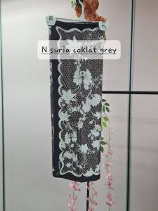 SHAWL SATIN SILK @NEALOF4 @ARI4NI 1.8m Printed less iron