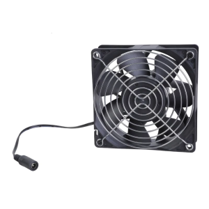 High Airflow 12cm Cooling Fan 12V 2.7A 6000RPM 2 Ball Bearings for Workstations and Servers Ventilation