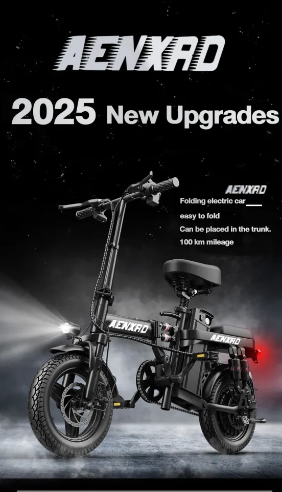 AENXRD DJ Folding electric Bike E-basikal E-basikal lipat Basikal - Main Image