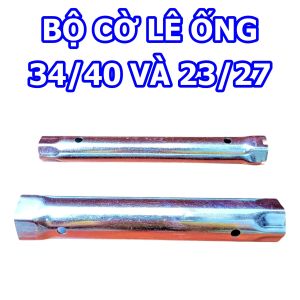 Bộ dụng cụ cờ lê ống lục giác bằng thép  chuyên dụng tháo vòi lavabo ống nước cỡ 23/27mm và 34/40mm