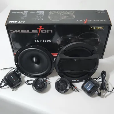 Speaker Mobil Split 2 Way Midrange + Tweeter + Crossover Skeleton SKT-630C