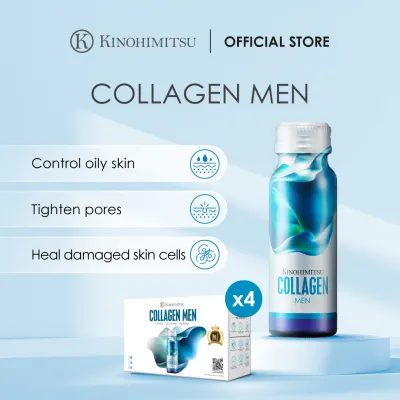 Kinohimitsu Collagen Men 5300mg (Inner Beauty Supplement 50ml - Oil Control Pore Tightening Scar Healing)