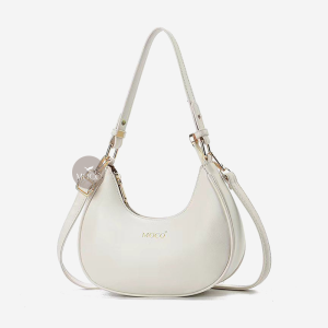 MOCO Fashion Tas Bahu Selempang Wanita Half Moon Bag Cute Underarm Korean Style 3038