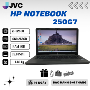 Laptop Giá Rẻ HP 250G7 I5 8250U Ram 8GB SSD 256gb hàng Nhật giá tốt