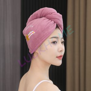 Handuk Rambut Keramas Karakter Cepat Kering Fashion Wanita Magic Towel Handuk Keramas Rambut Turban Keramas Magic Head Towel Fast Dry Hair
